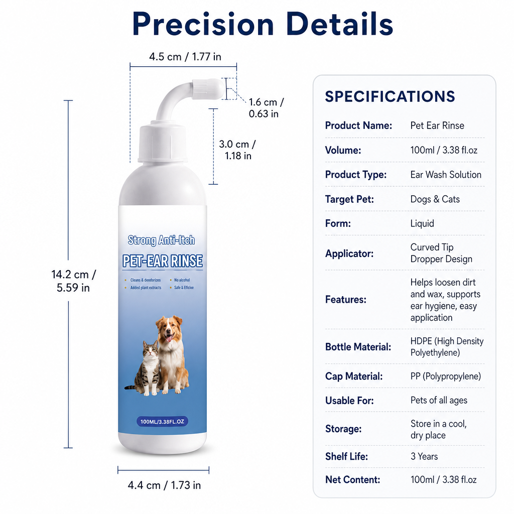 Ear Wash for Dogs & Cats