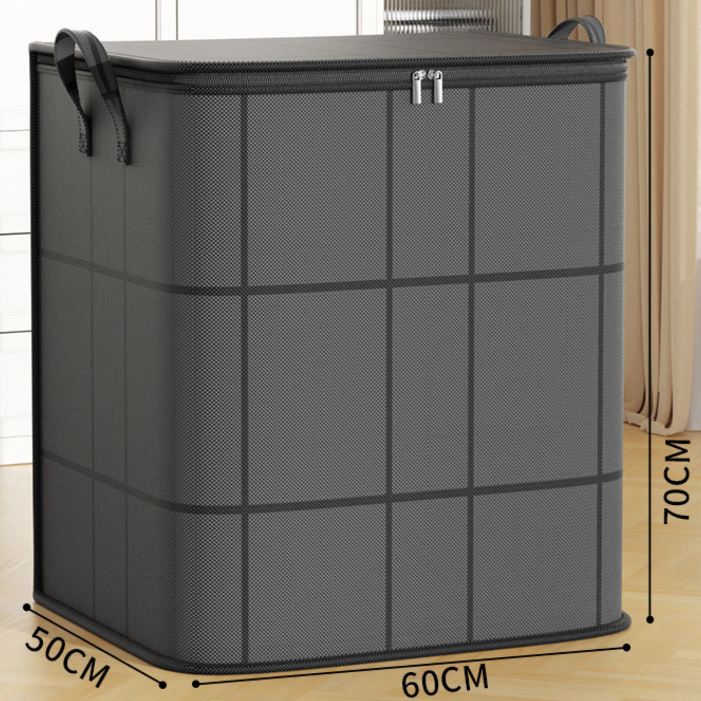 Space Saver Jumbo Zip Storage Bag - Fits 3x More in Half the Space
