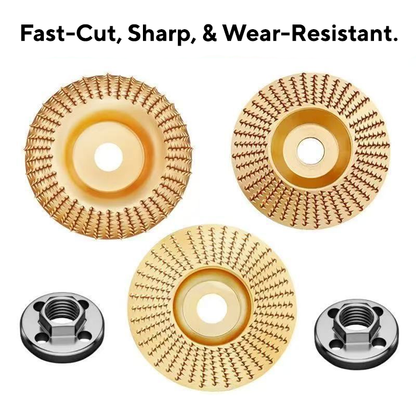 Wood Angle Shaping Wheel – Fast-Cut, Sharp, Wear-Resistant, for Angle Grinder