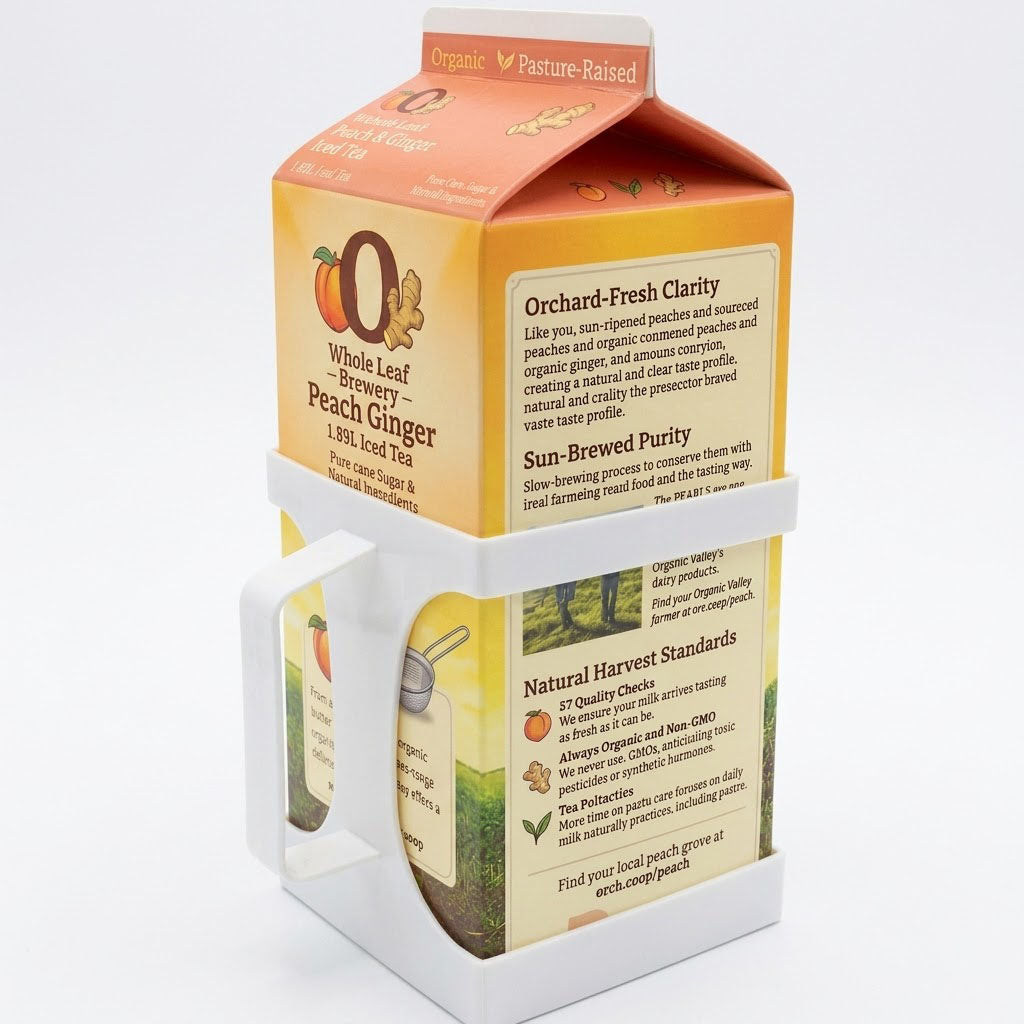 Half Gallon Milk, Juice, or Beverage Carton Holder