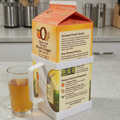 Half Gallon Milk, Juice, or Beverage Carton Holder