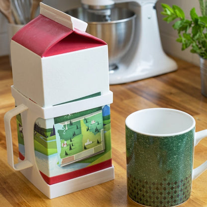 Half Gallon Milk, Juice, or Beverage Carton Holder