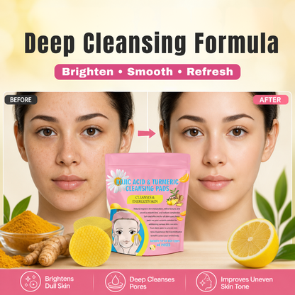 Turmeric & Kojic Acid Cleansing Pads PRO
