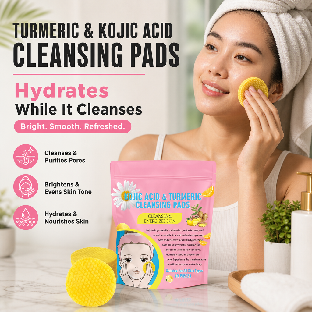 Turmeric & Kojic Acid Cleansing Pads PRO