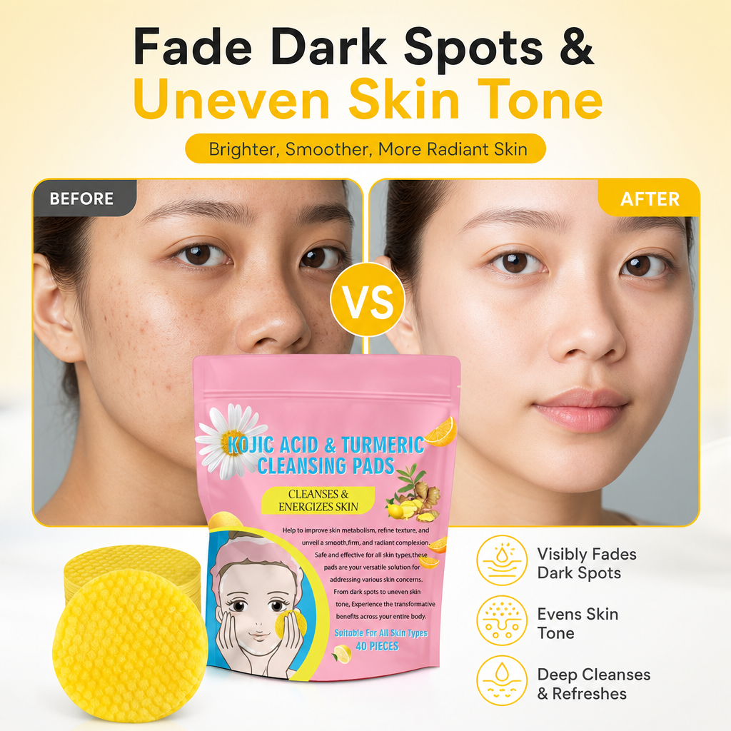Turmeric & Kojic Acid Cleansing Pads PRO