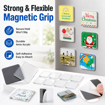 DIY Acrylic Magnet Frames (10pcs)