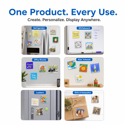 DIY Acrylic Magnet Frames (10pcs)