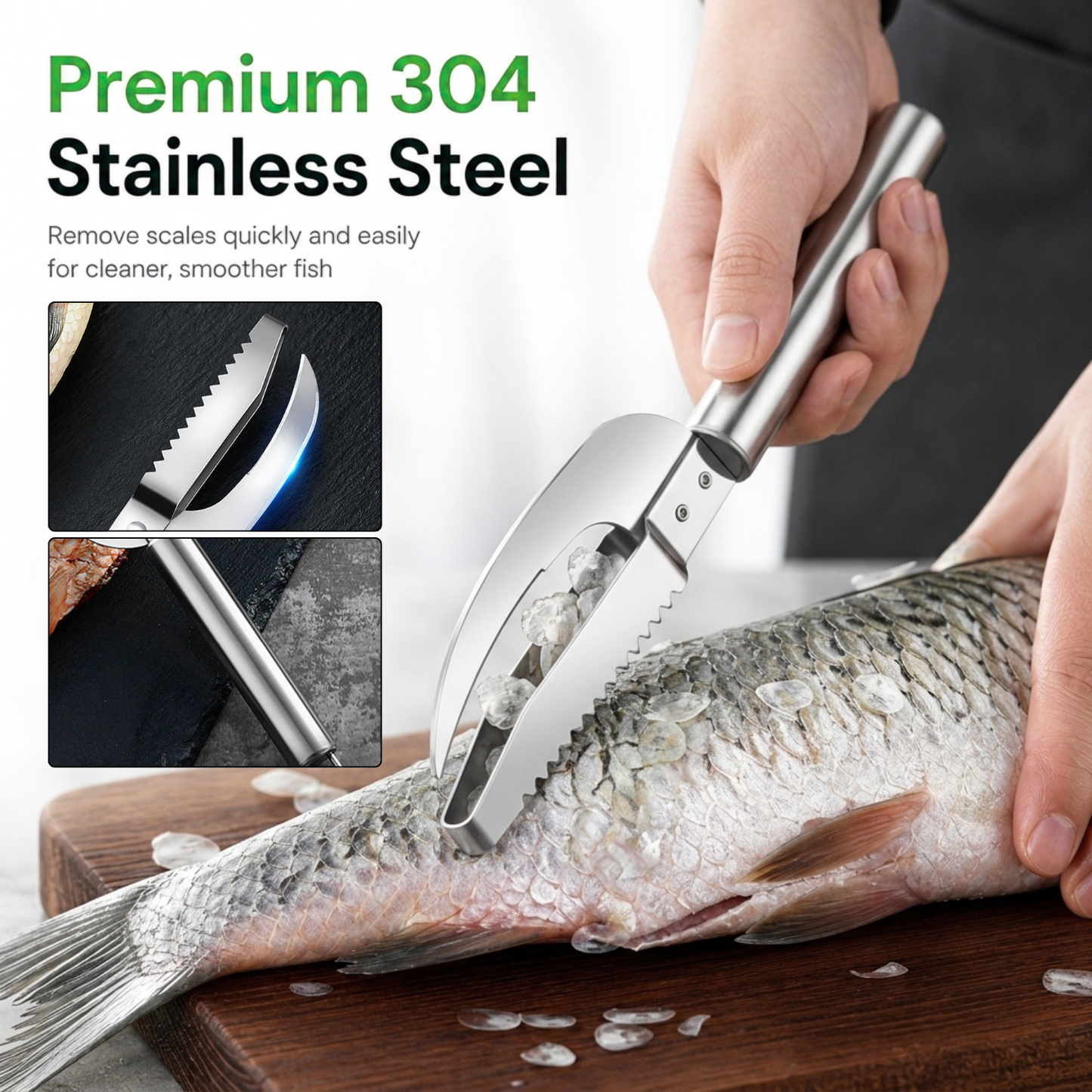 Fauppt Fish Scales Scraping Tool