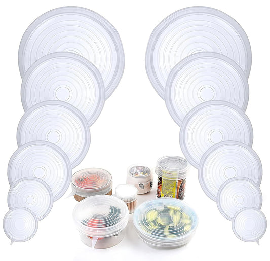 Food-Grade Silicone Food Storage Covers (6 PCS) PRO
