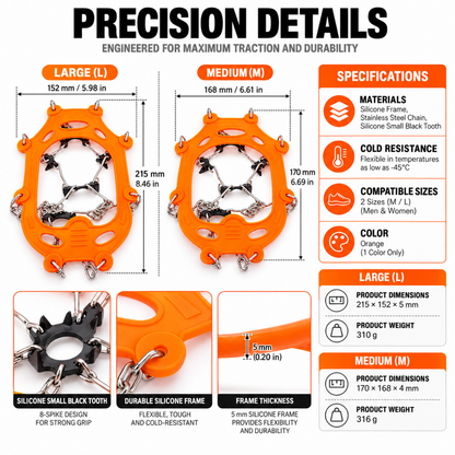 Ice Cleats for Boots & Shoes – Winter Traction