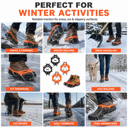 Ice Cleats for Boots & Shoes – Winter Traction