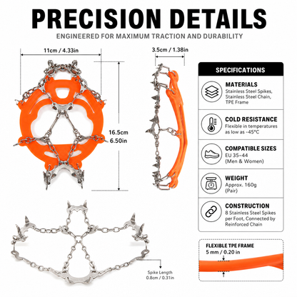 Ice Cleats for Boots & Shoes – Winter Traction