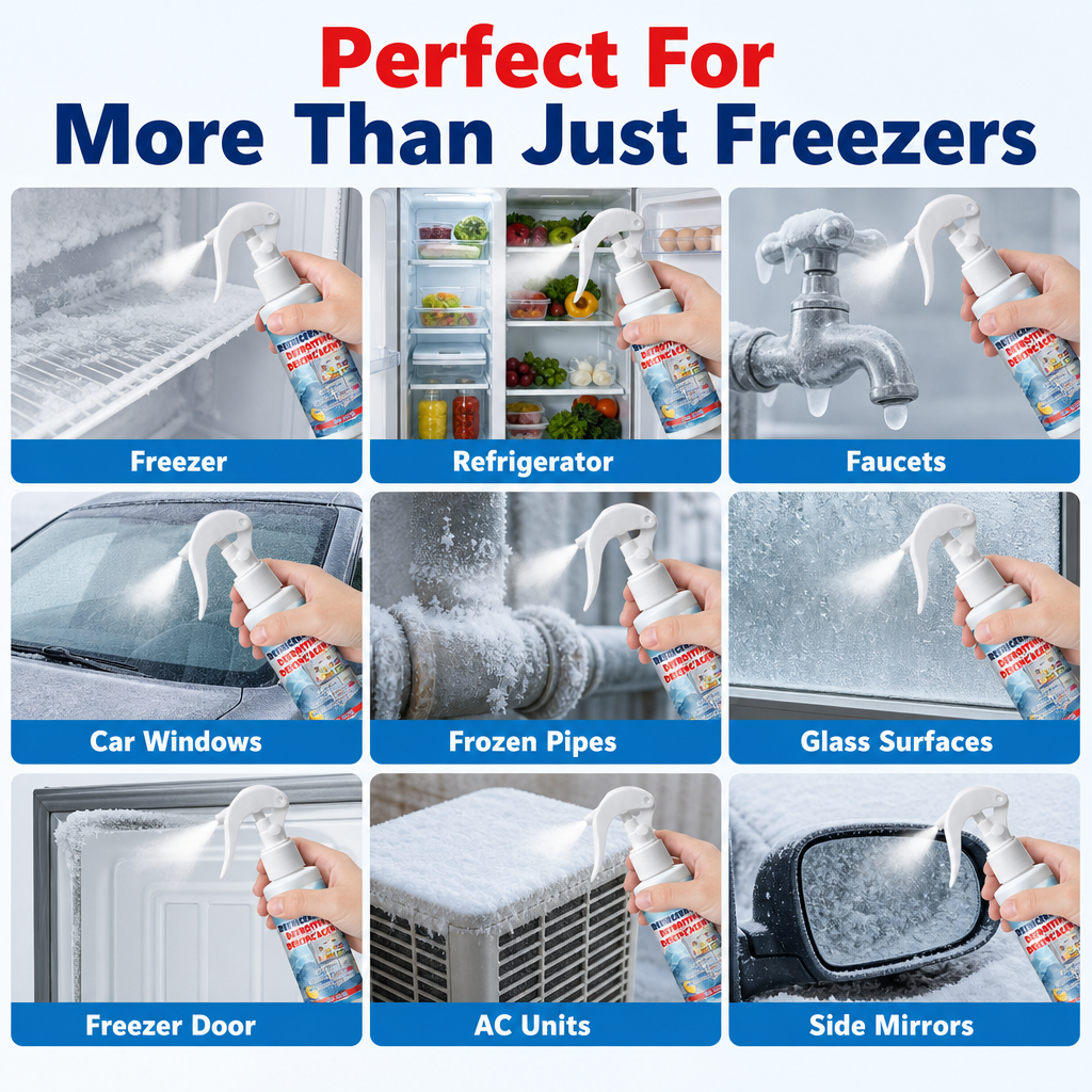 Ice Melting Spray - Safe and gentle & Fast defrosting