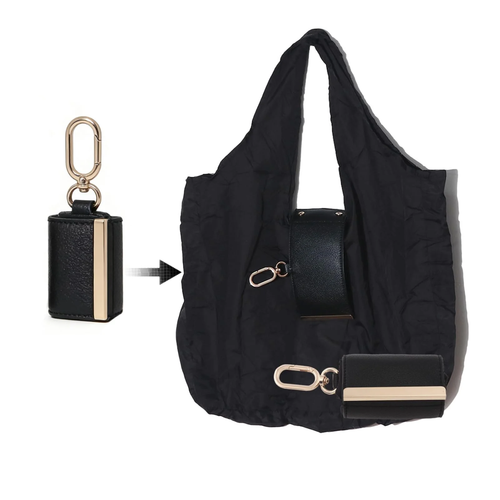 Foldable Shopping Bag Keychain Eco-Friendly Reusable Tote Bag