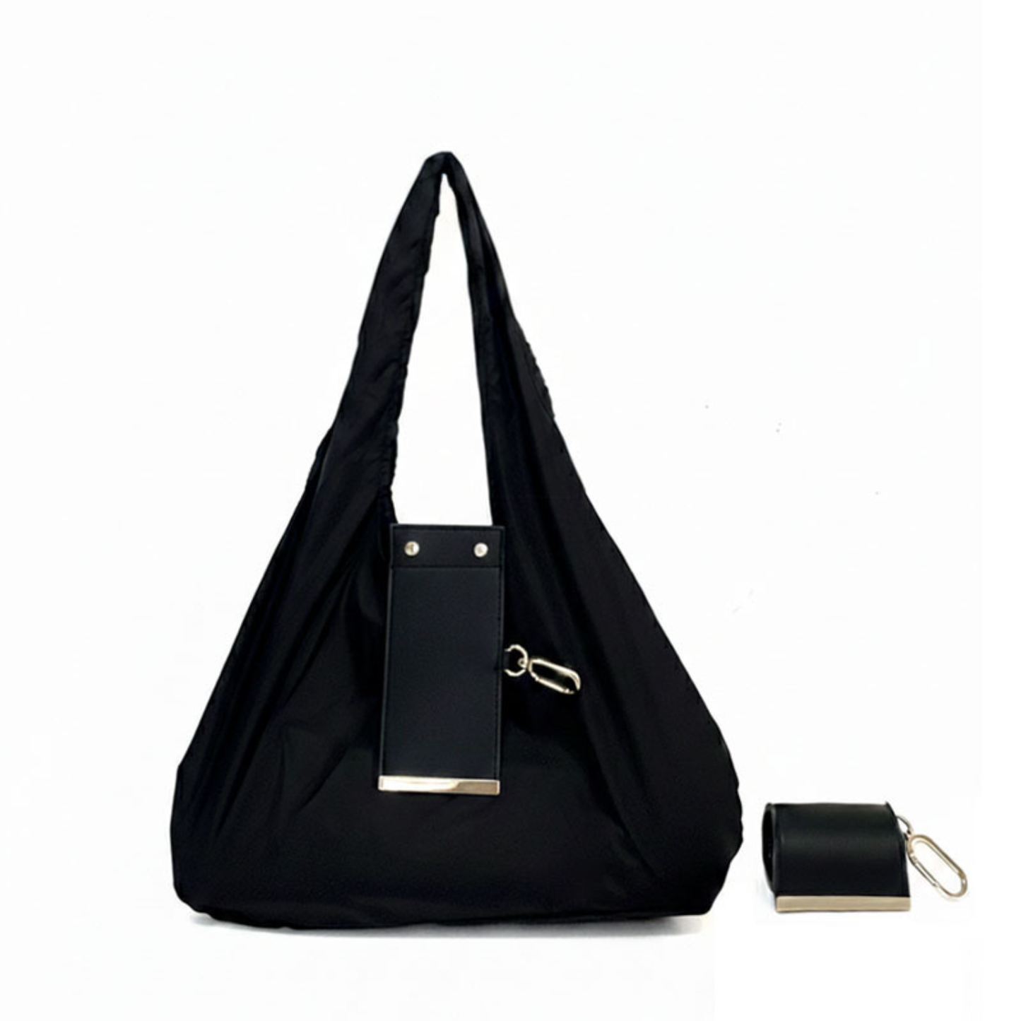 Foldable Shopping Bag Keychain Eco-Friendly Reusable Tote Bag