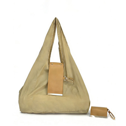 Foldable Shopping Bag Keychain Eco-Friendly Reusable Tote Bag