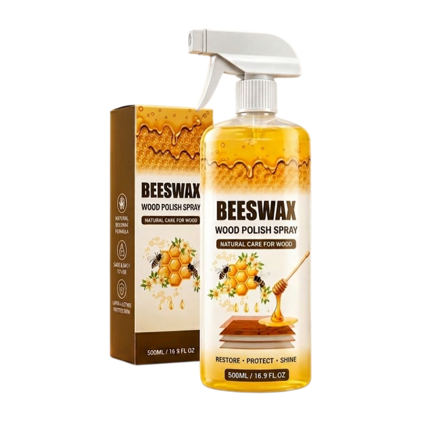 Beewax Wood Polish Spray (Restore Shine Protect Furniture) PRO