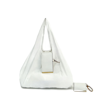 Foldable Shopping Bag Keychain Eco-Friendly Reusable Tote Bag