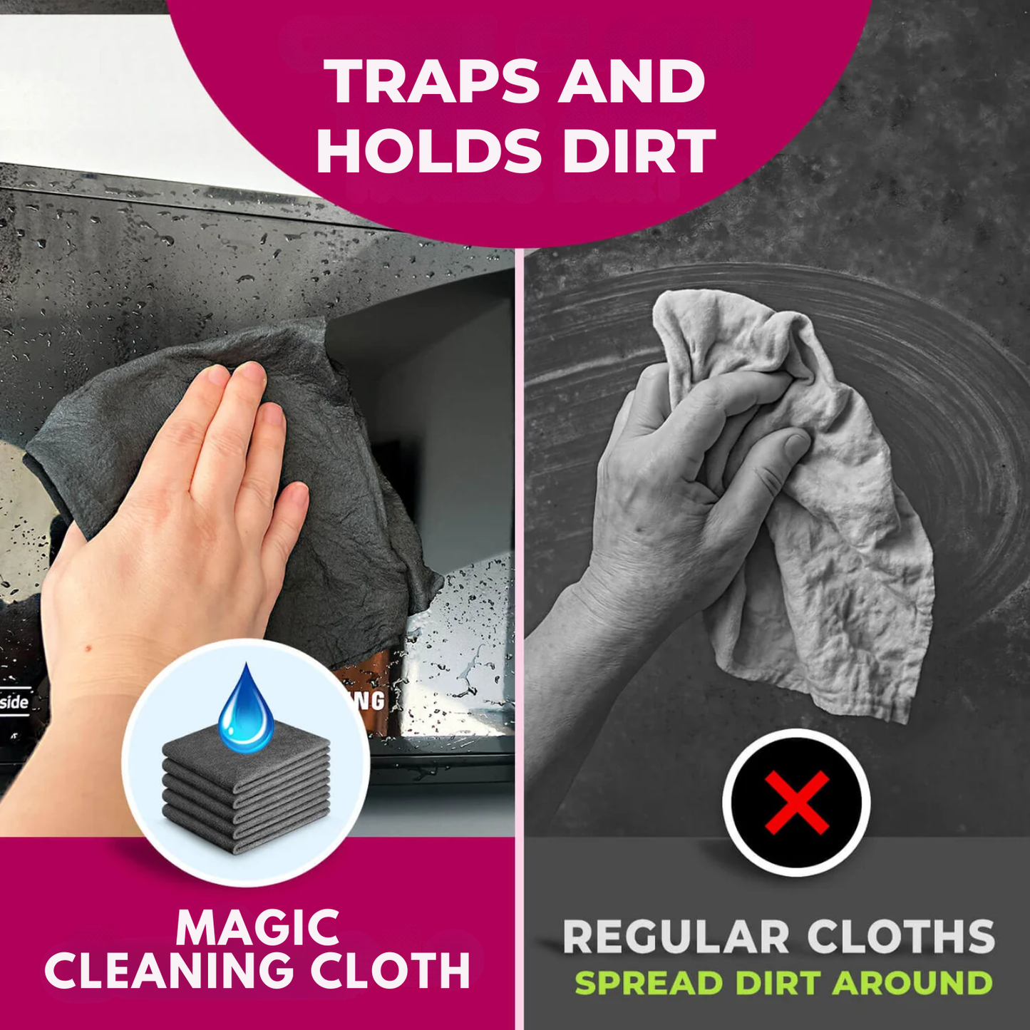 Magic Cleaning Cloth (5-Pack)