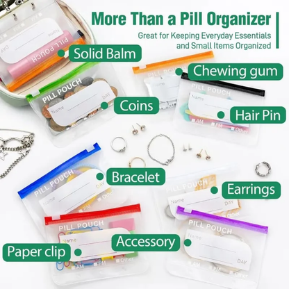 Travel Medicine & Supplement Organiser