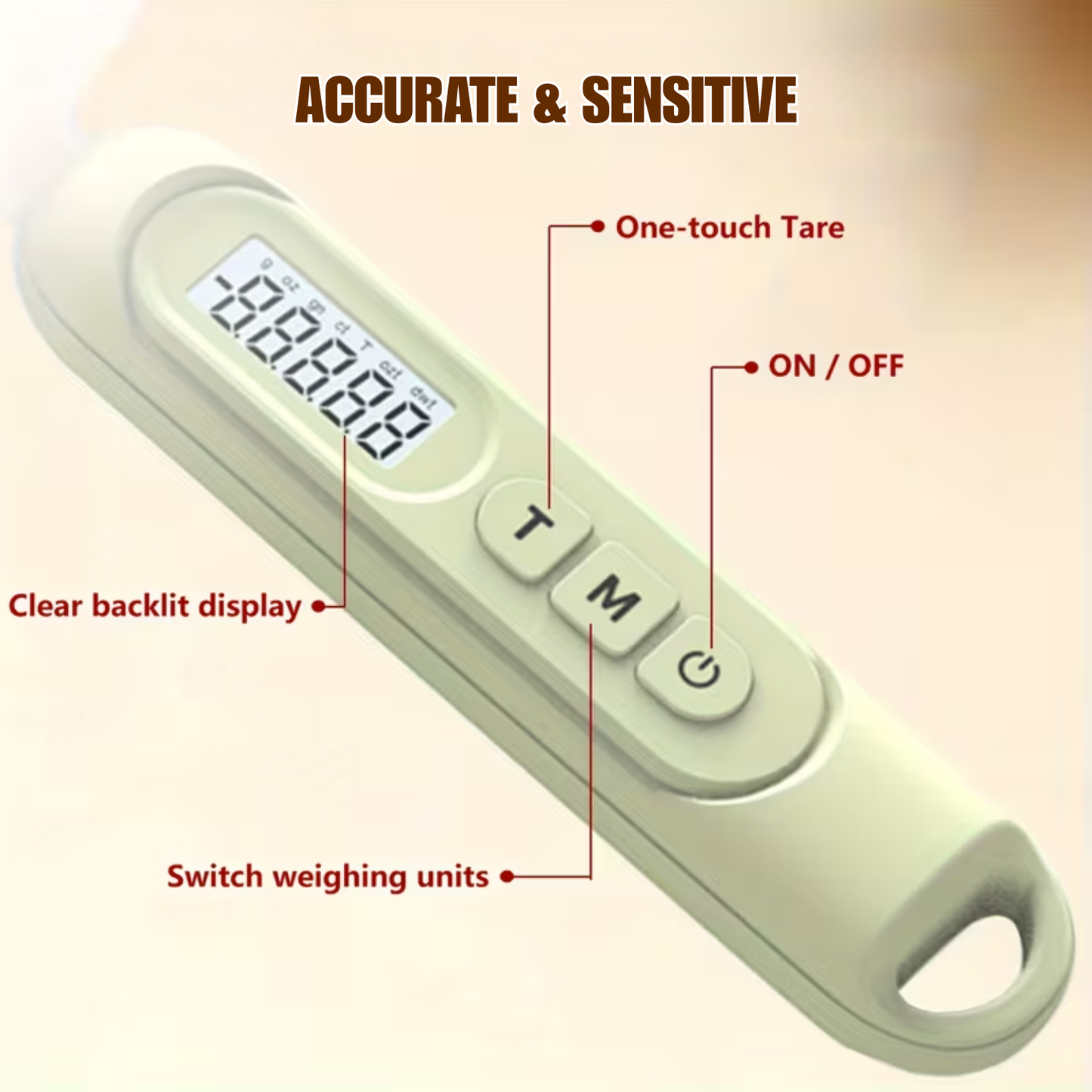 2-In-1 Digital Measuring Spoon