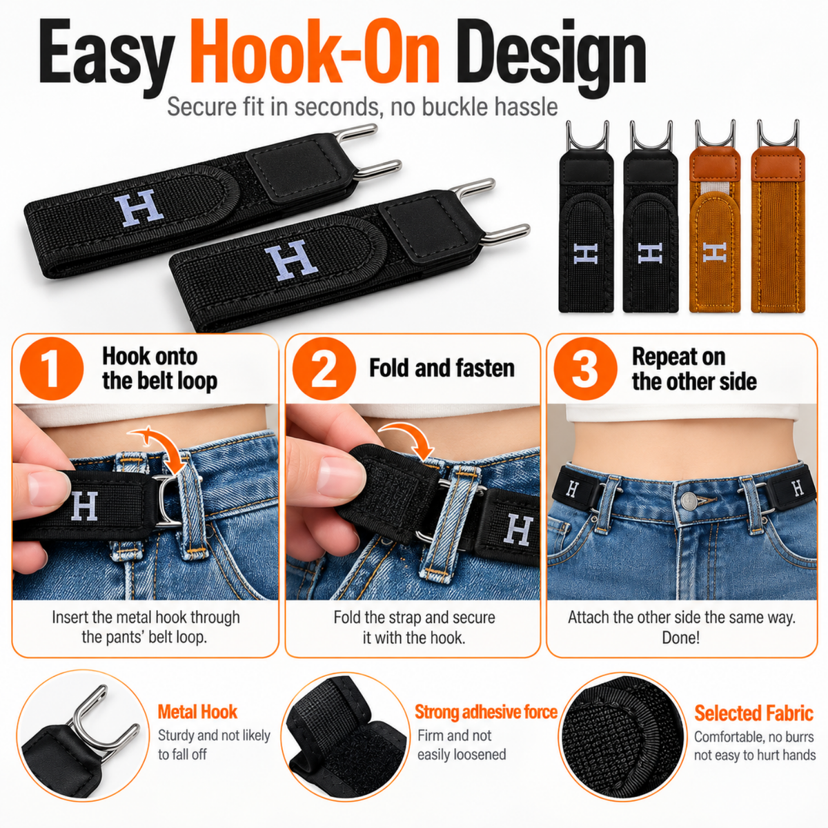 No Show Invisible Belt for Men & Women