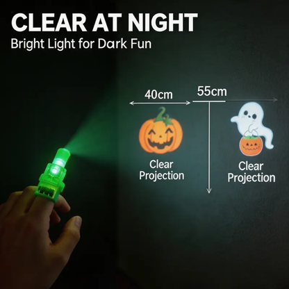 Halloween LED Finger Projection Lights
