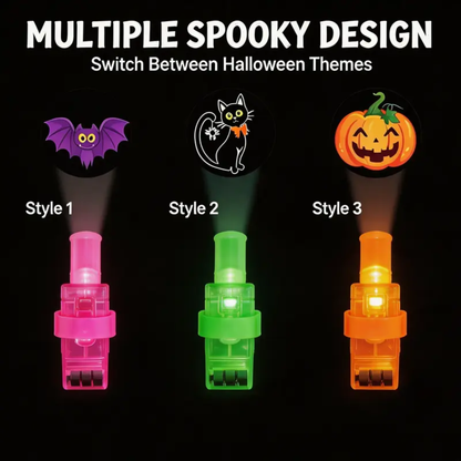 Halloween LED Finger Projection Lights