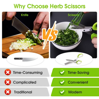 5-Blade Herb & Scallion Kitchen Scissors