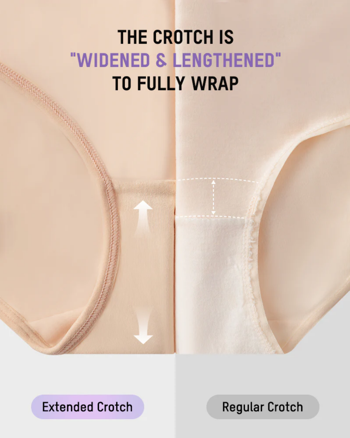 Plus-Size High-Waist Cross Tummy Control Panties