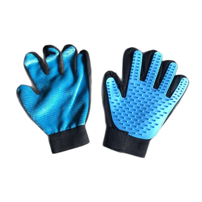 Double-Sided Pet Grooming Gloves