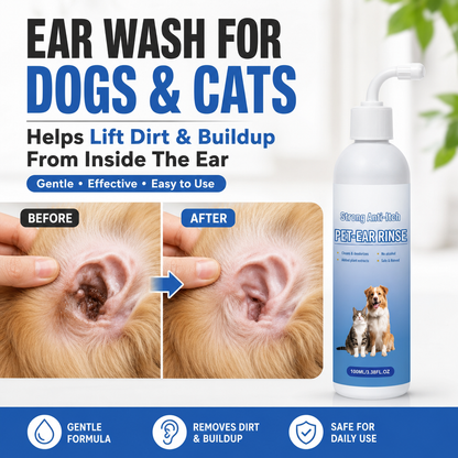 Ear Wash for Dogs & Cats