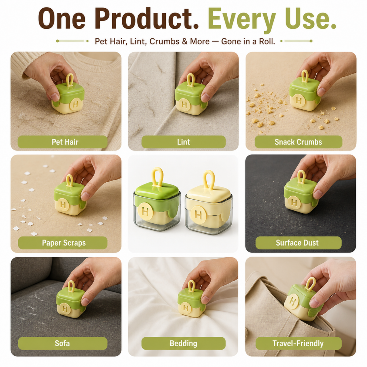 Reusable Pet Hair Roller