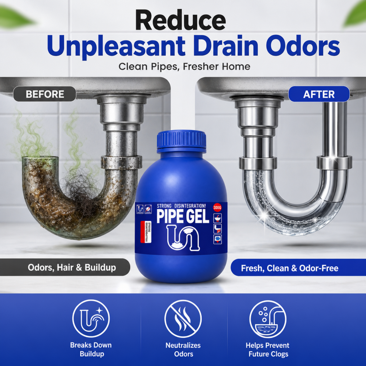 Powerful Drain & Pipe Cleaner