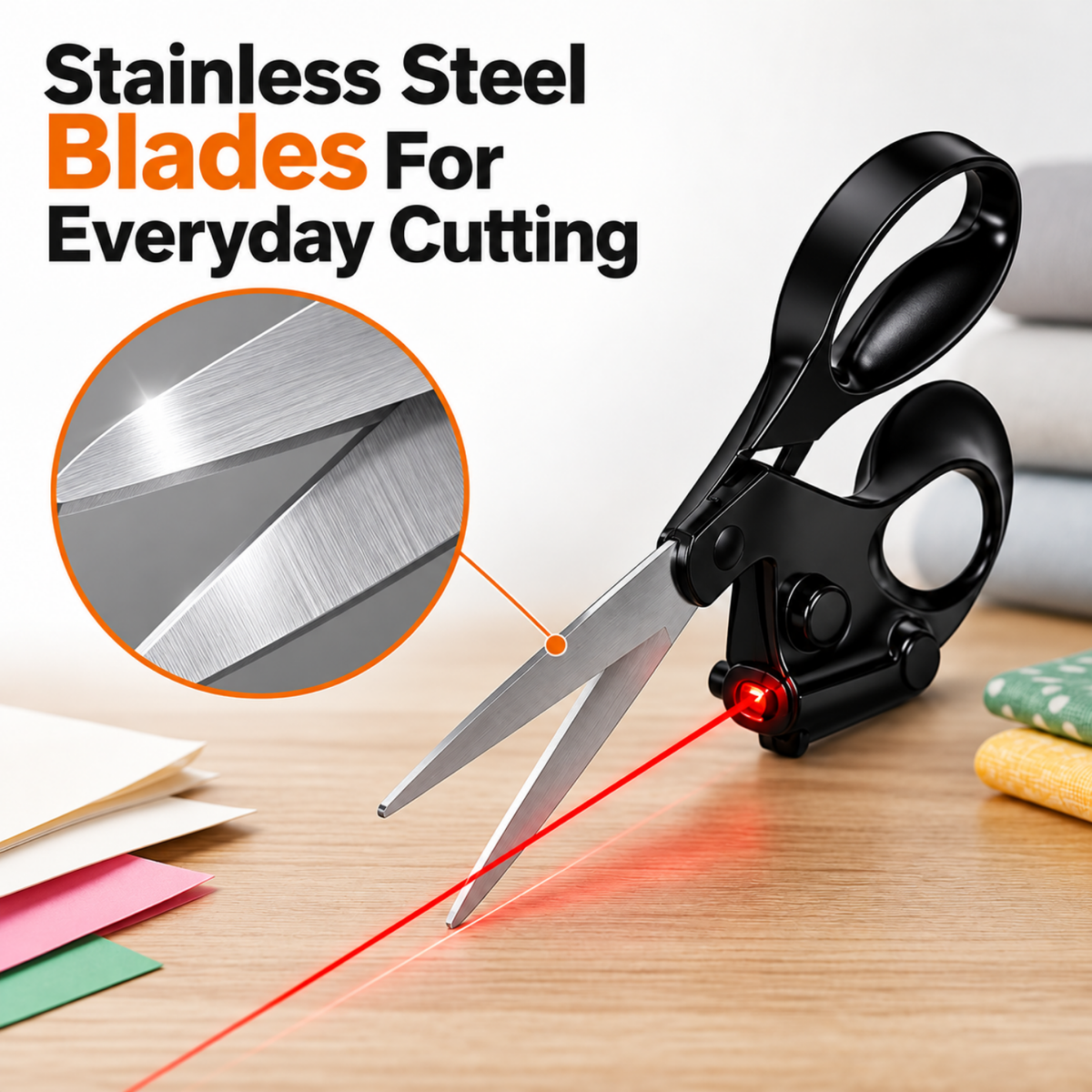 Professional Laser Guided Sewing Scissors