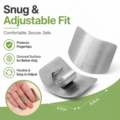 Stainless Steel Finger Guard for Safe Slicing