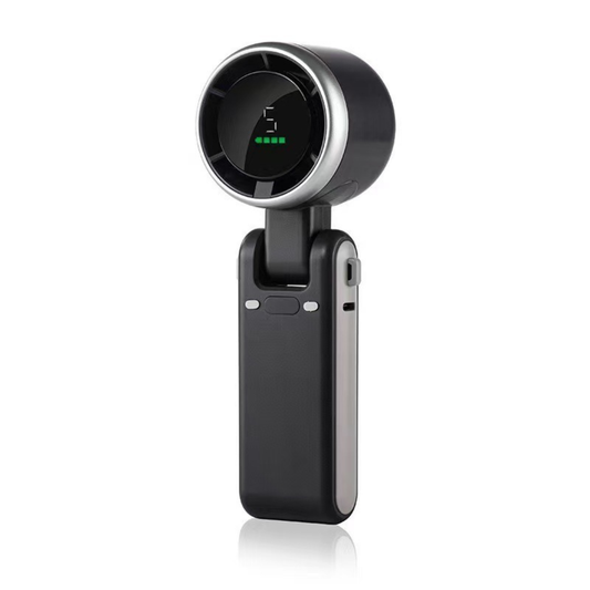Portable Handheld Turbo Fan — 5-Speed, 4000mAh, 10H Battery Life