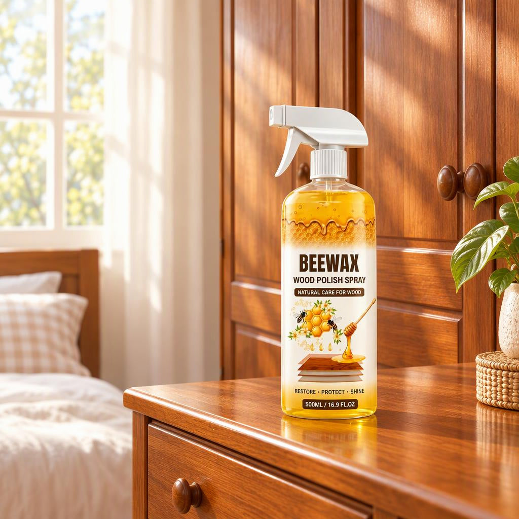 Beewax Wood Polish Spray (Restore Shine Protect Furniture) at home