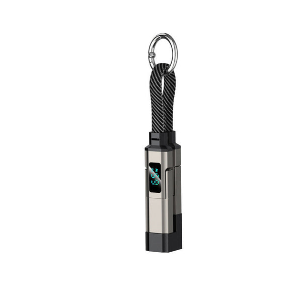 ⚡HOT SALE 50% OFF🔥4-in-1 Digital Display Keychain Charging Cable
